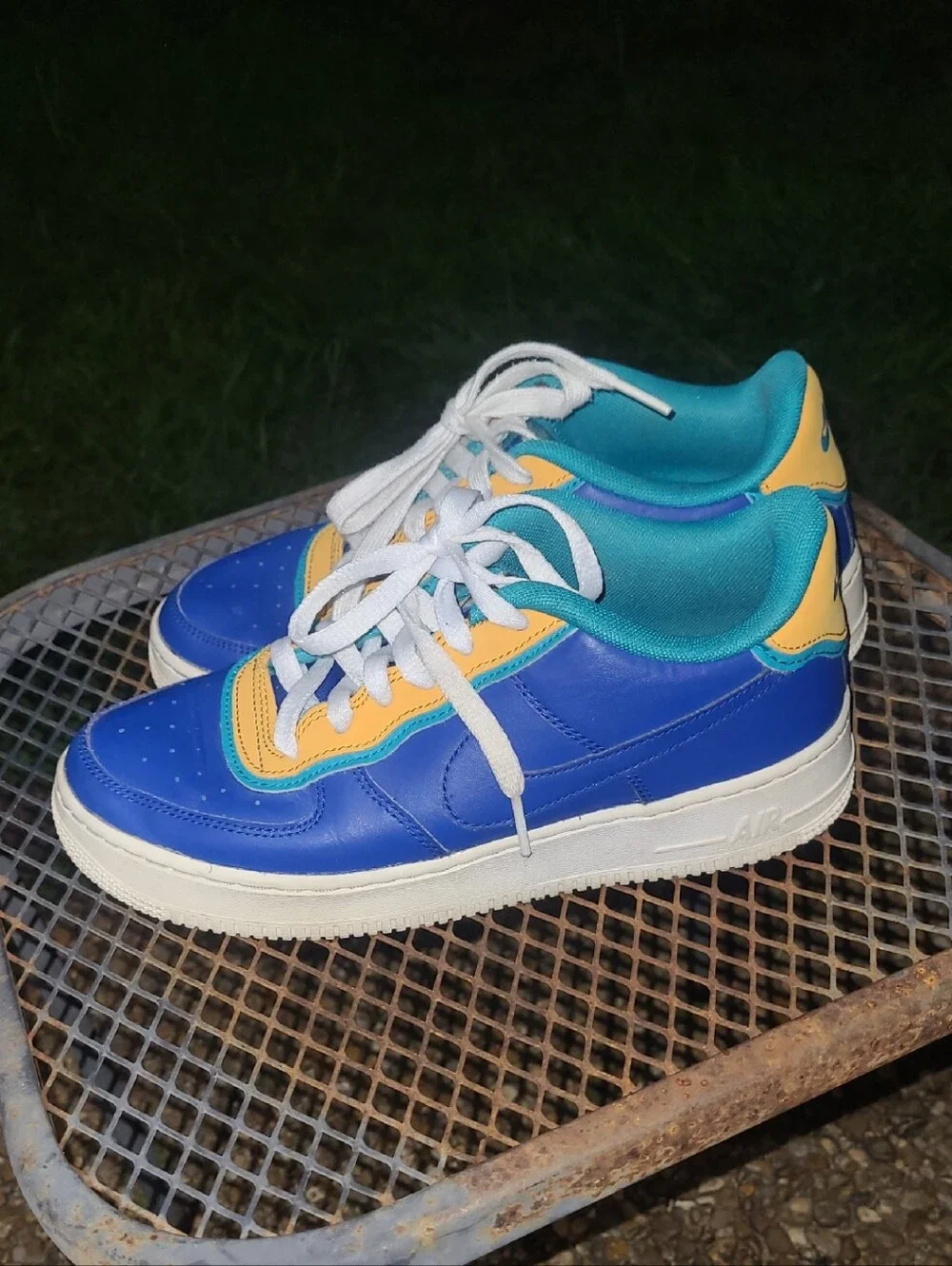 Nike Air Force 1 Low LV8 Double Layered Indigo Size 6 Youth Fits Womens 7.5